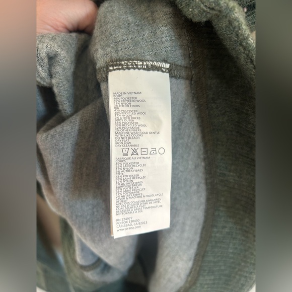 Prana Brandie Wool Blend Mock Neck Pullover Sweater Womens Size M - Picture 7 of 9